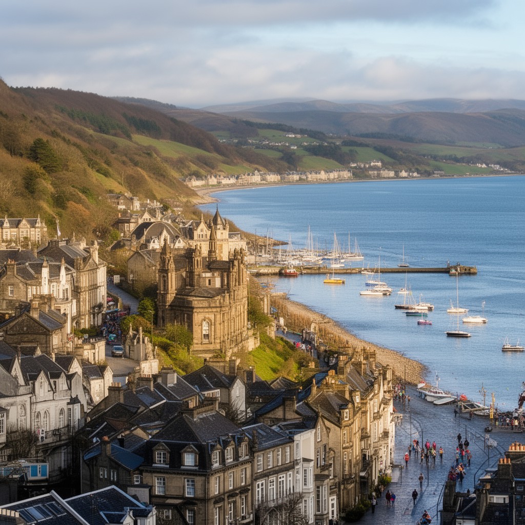AI-generated illustration of Helensburgh
