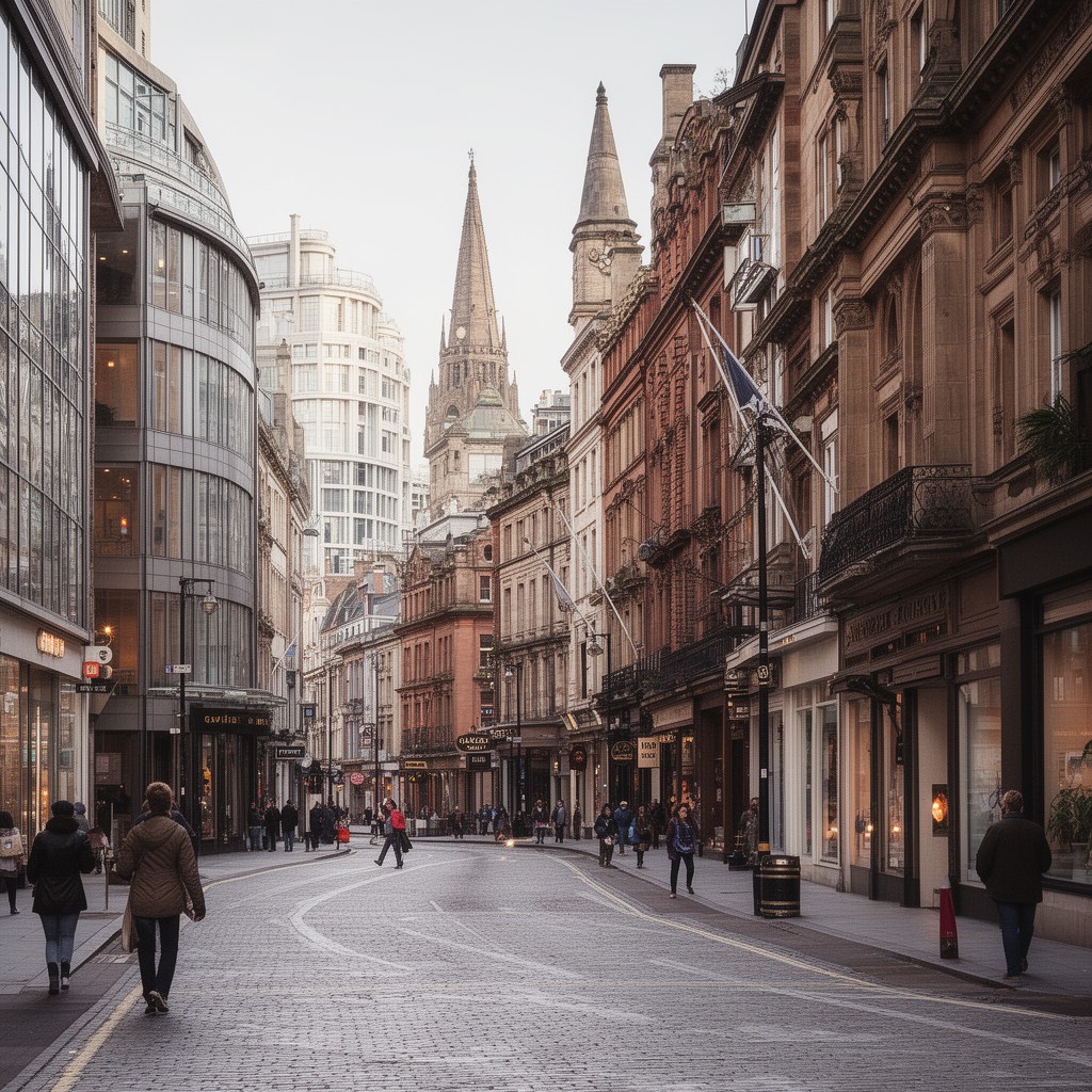 AI-generated illustration of King Street