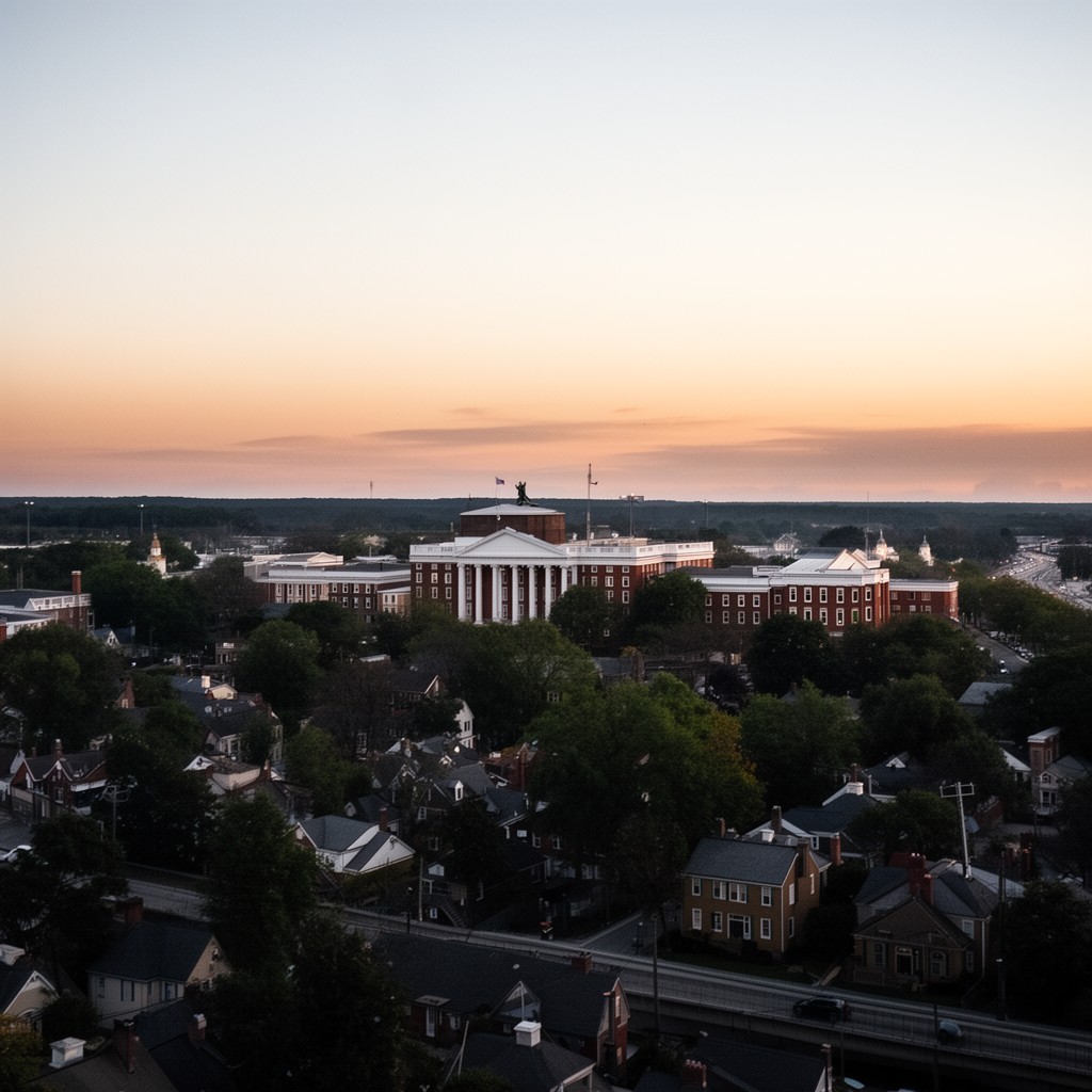 AI-generated illustration of Lanham, Maryland