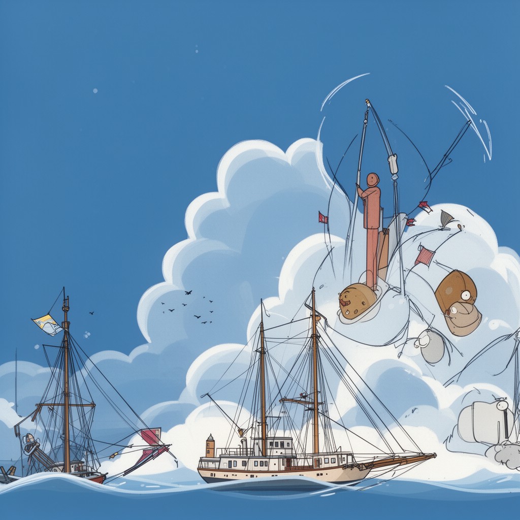 AI-generated illustration of Marine Studies Group