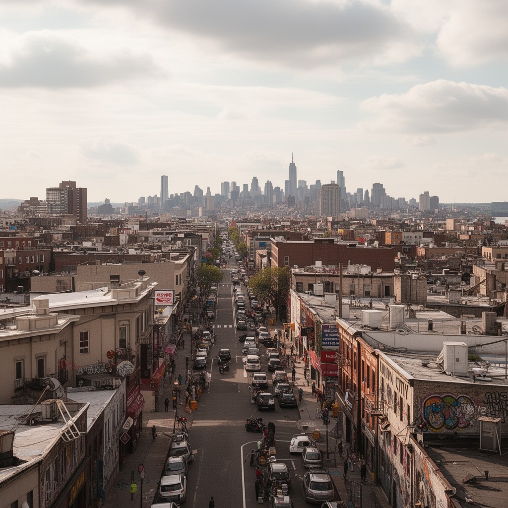 AI-generated illustration of Union City, New Jersey