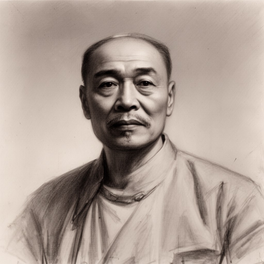 AI-generated illustration of Chen Duxiu
