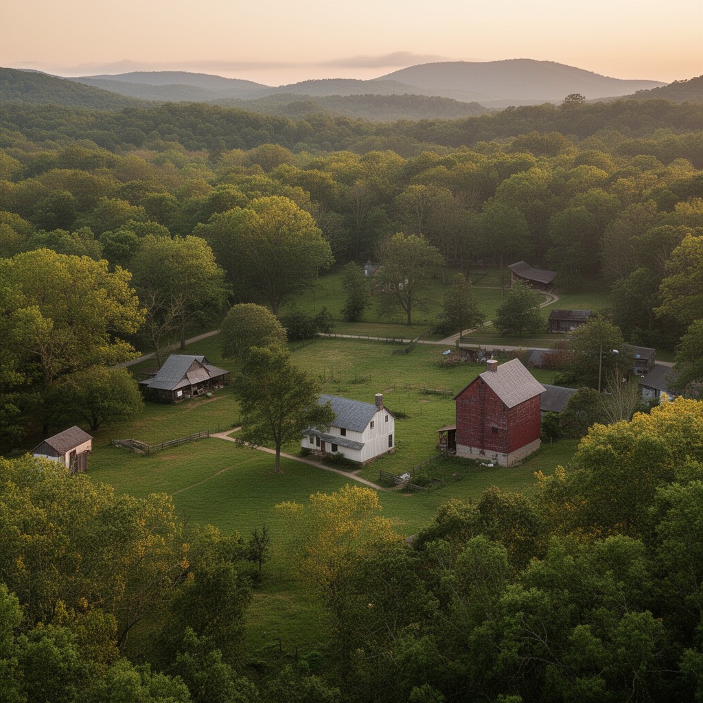AI-generated illustration of Greene County, Virginia