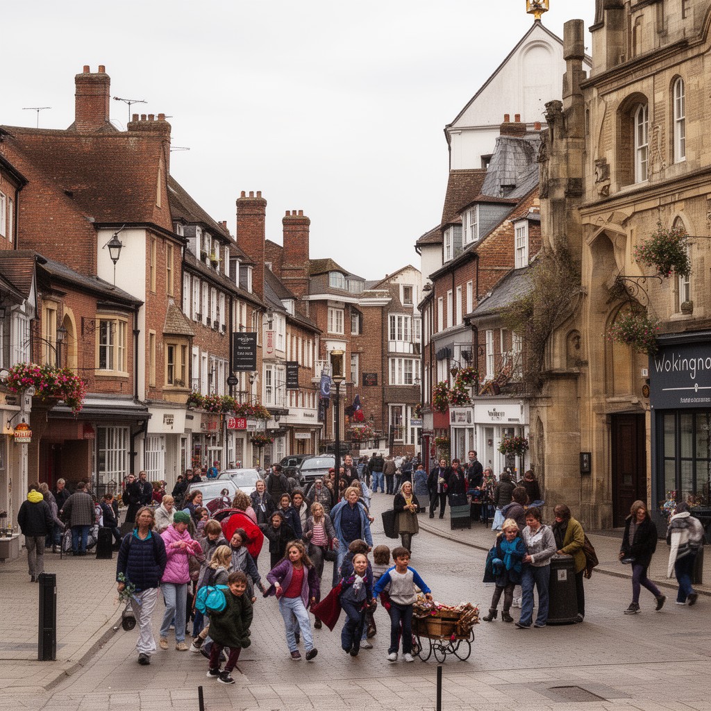 AI-generated illustration of Wokingham