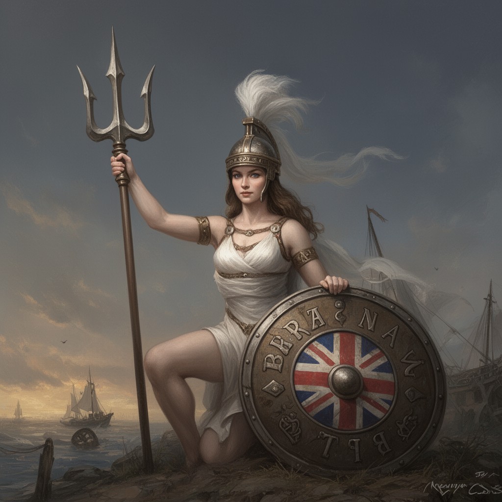 AI-generated illustration of Britannia