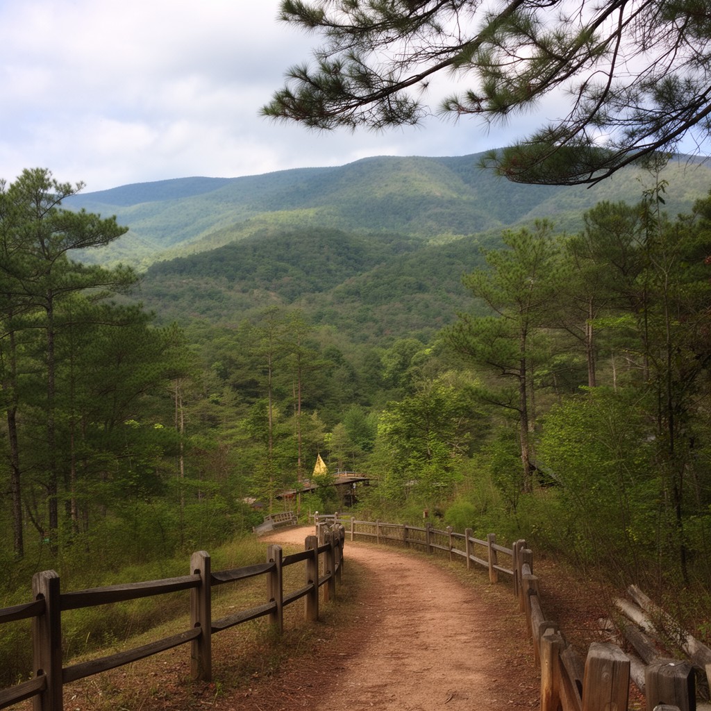 AI-generated illustration of Cherokee National Forest