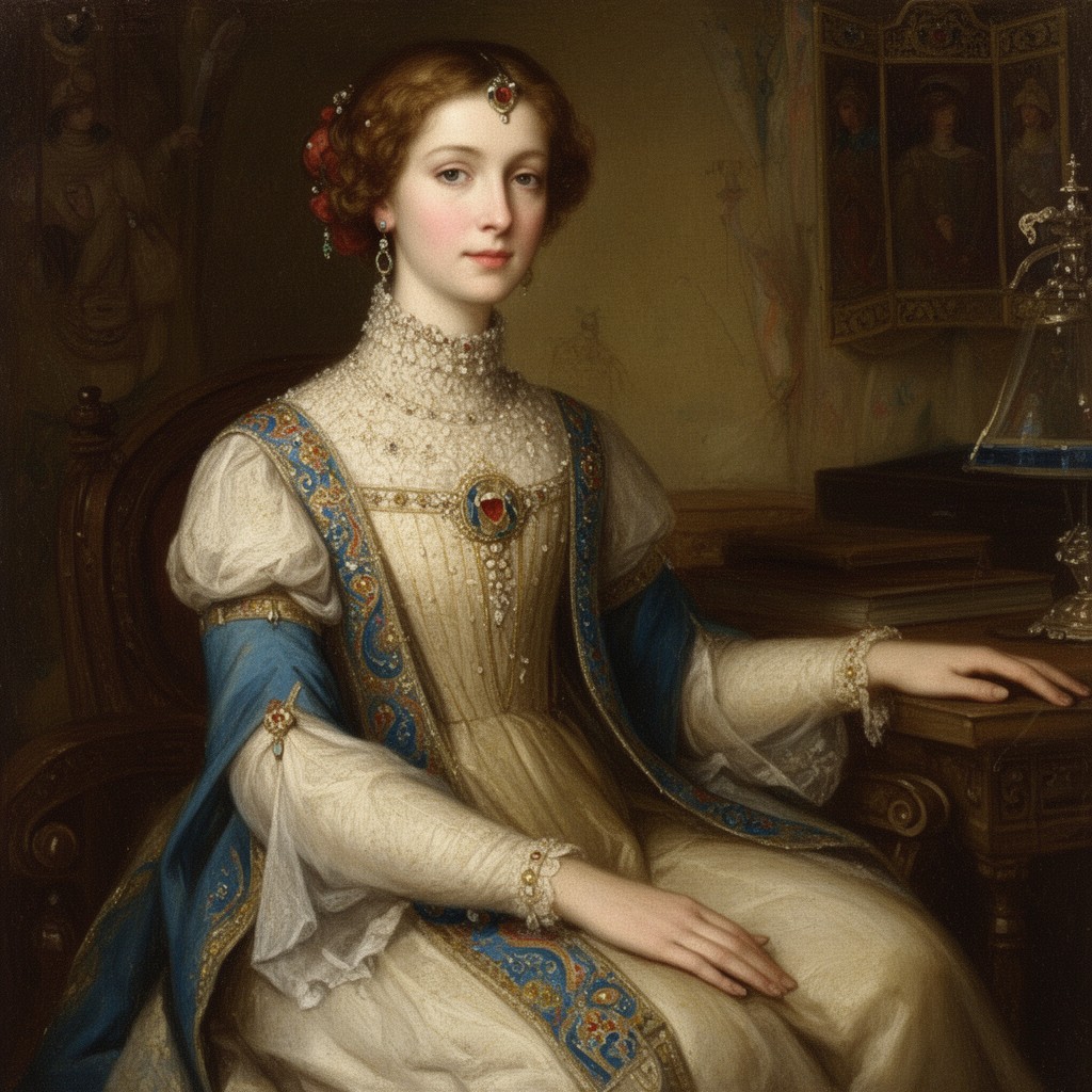 AI-generated illustration of Margaret of England