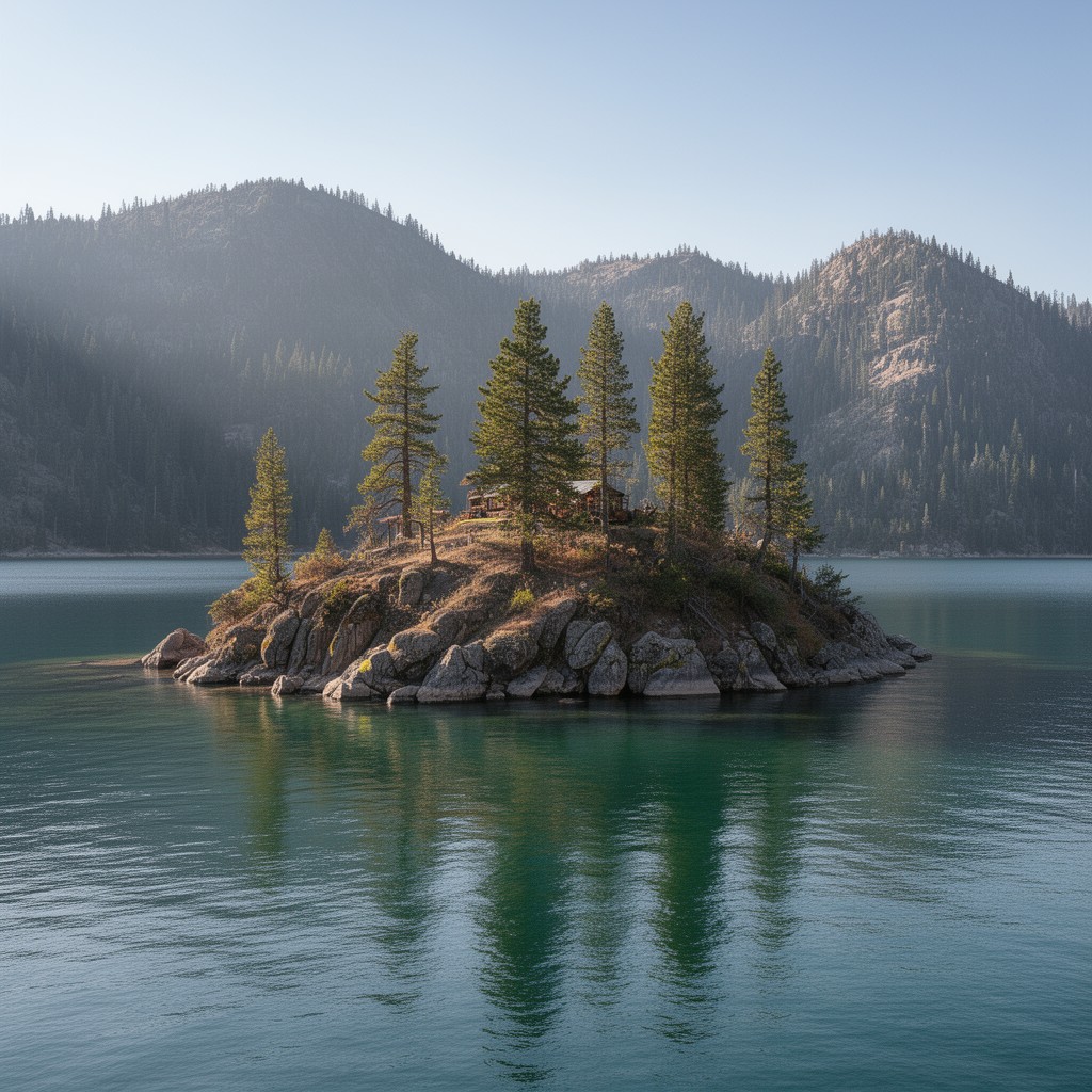 AI-generated illustration of Baranoff Island