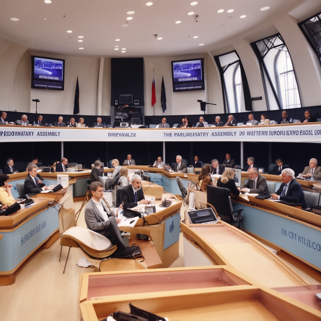 AI-generated illustration of Parliamentary Assembly of the Western European Union