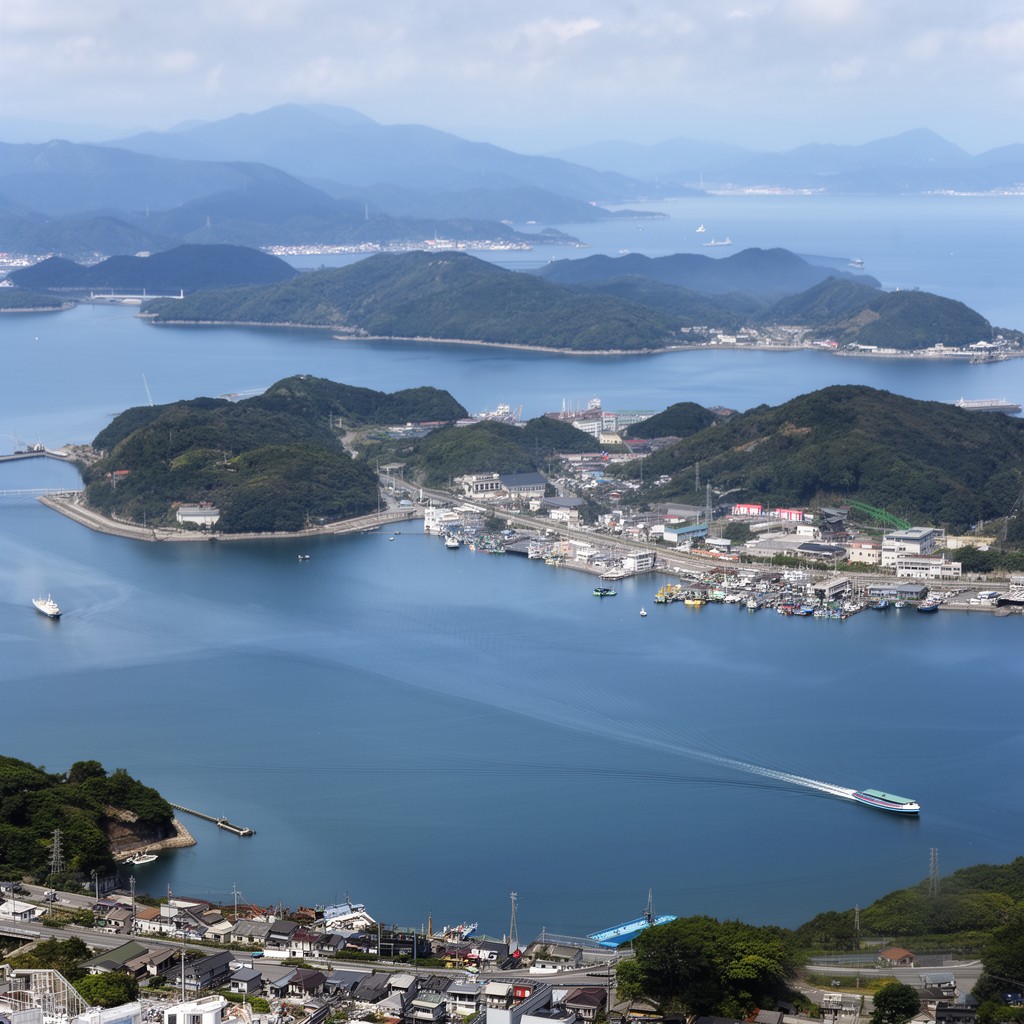 AI-generated illustration of Harima-nada Sea