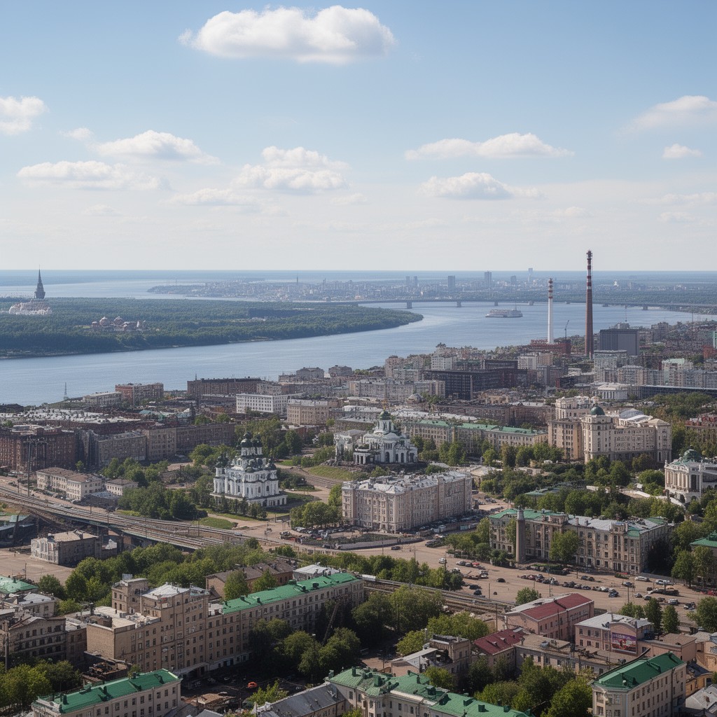AI-generated illustration of Nizhny Novgorod Oblast