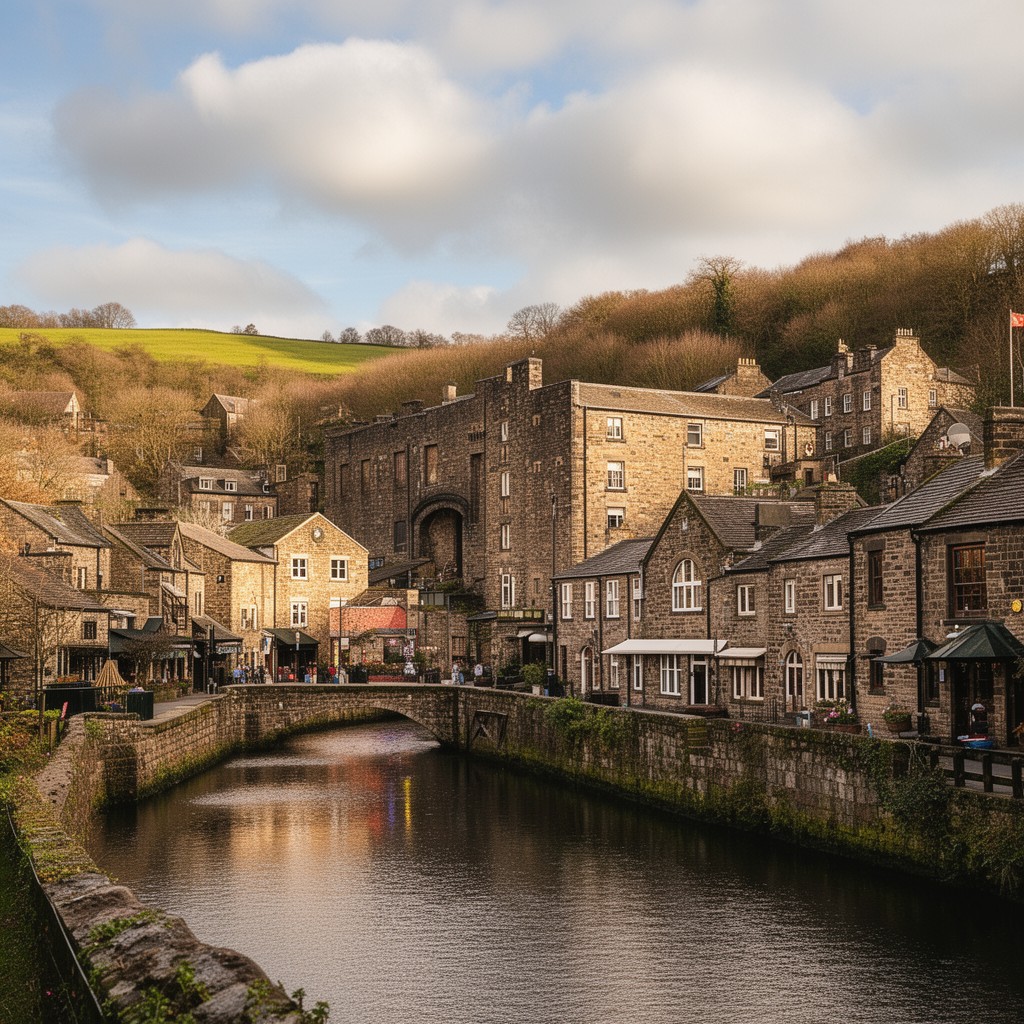 AI-generated illustration of Slaithwaite