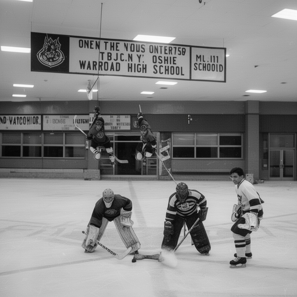 AI-generated illustration of Warroad High School