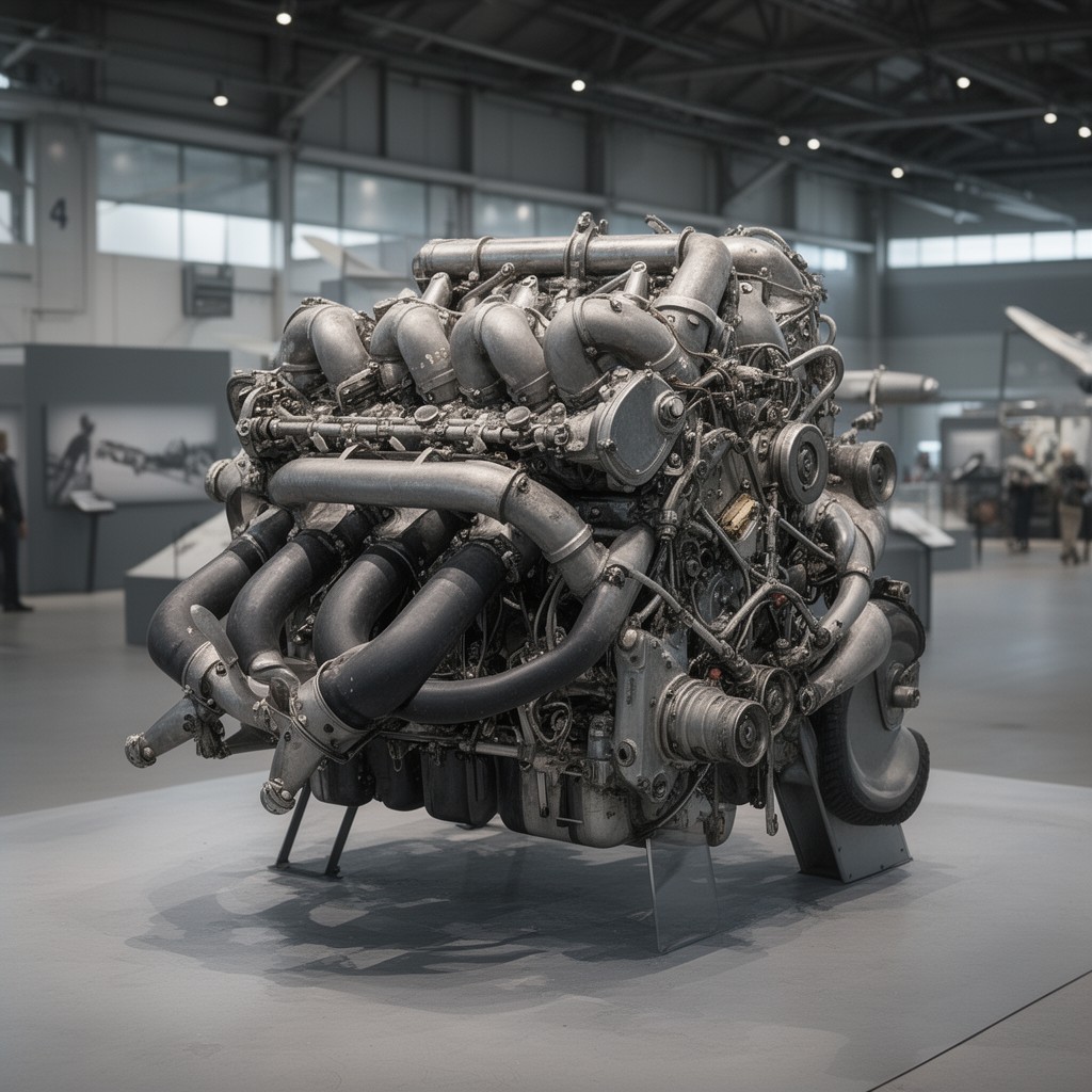 AI-generated illustration of Daimler-Benz DB 605