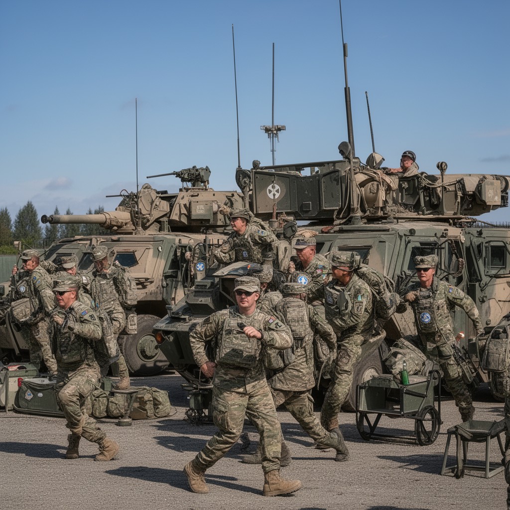 AI-generated illustration of 62nd Medical Brigade
