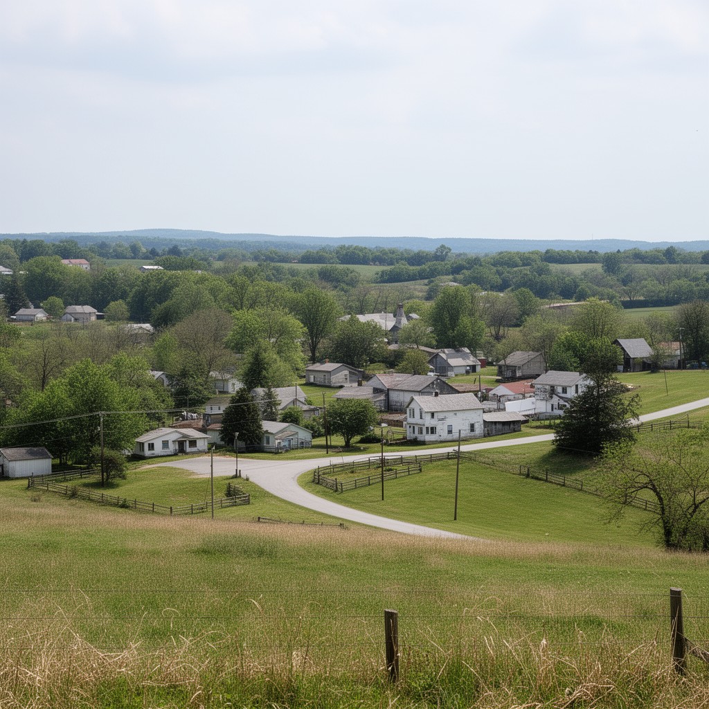 AI-generated illustration of Sonora, Kentucky