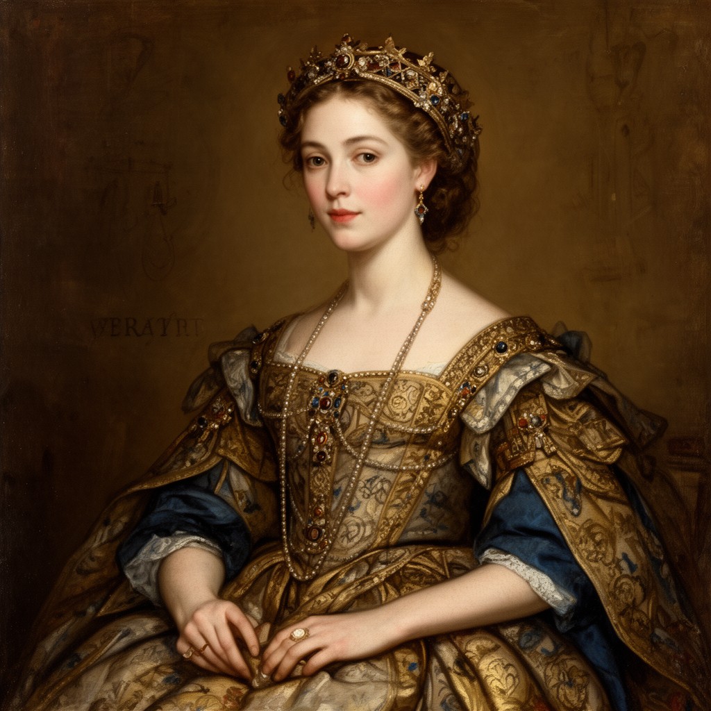 AI-generated illustration of Beatrice of England