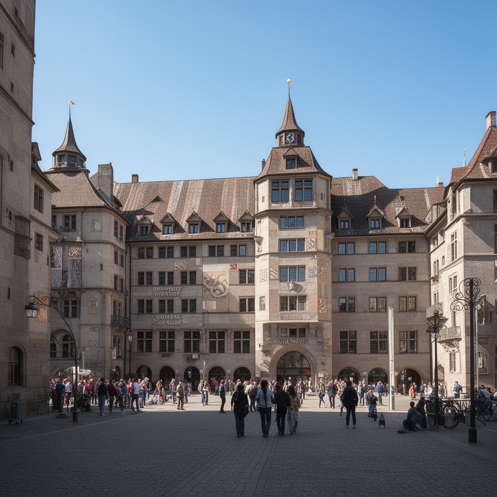 AI-generated illustration of University of Basel