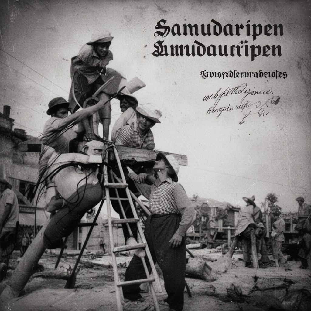 AI-generated illustration of Samudaripen