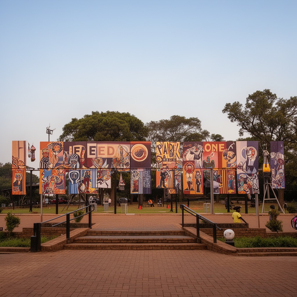 AI-generated illustration of Freedom Park