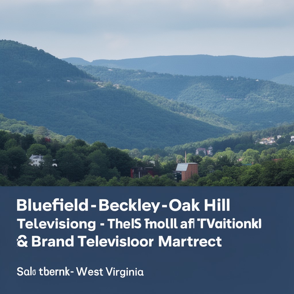 AI-generated illustration of Bluefield–Beckley–Oak Hill television market