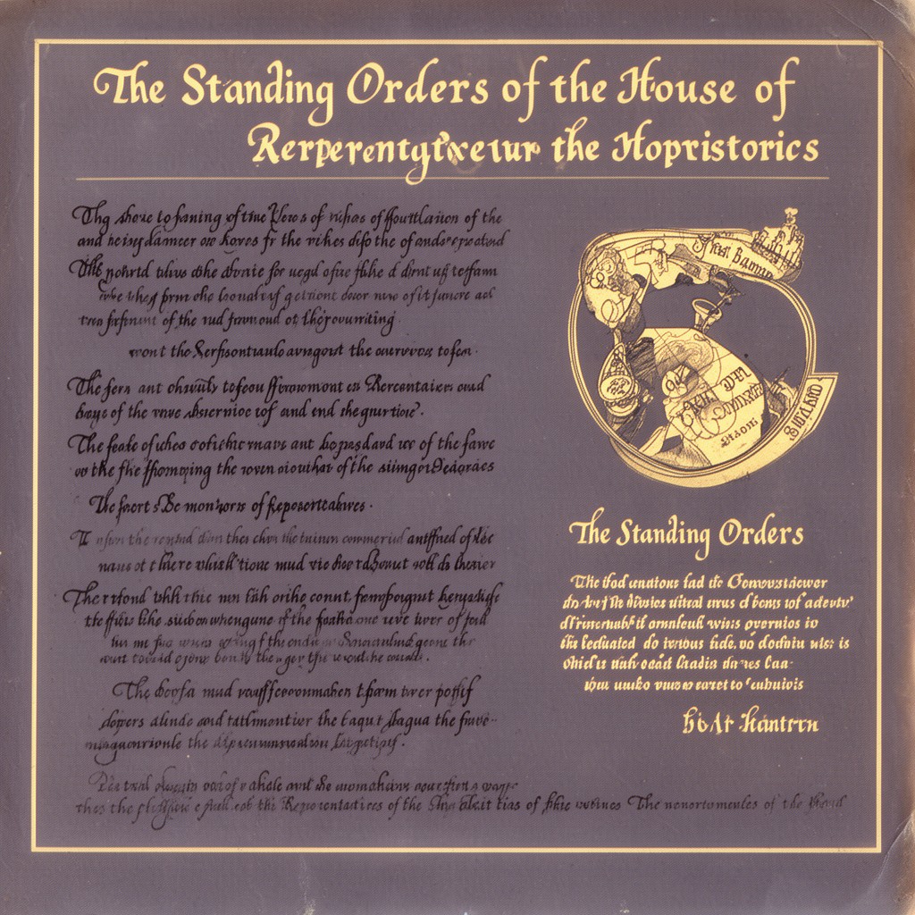 AI-generated illustration of Standing Orders of the House of Representatives