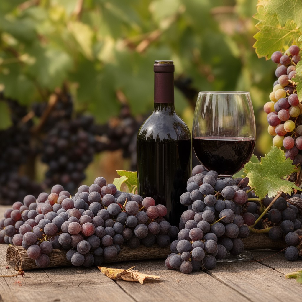 AI-generated illustration of Cabernet Sauvignon