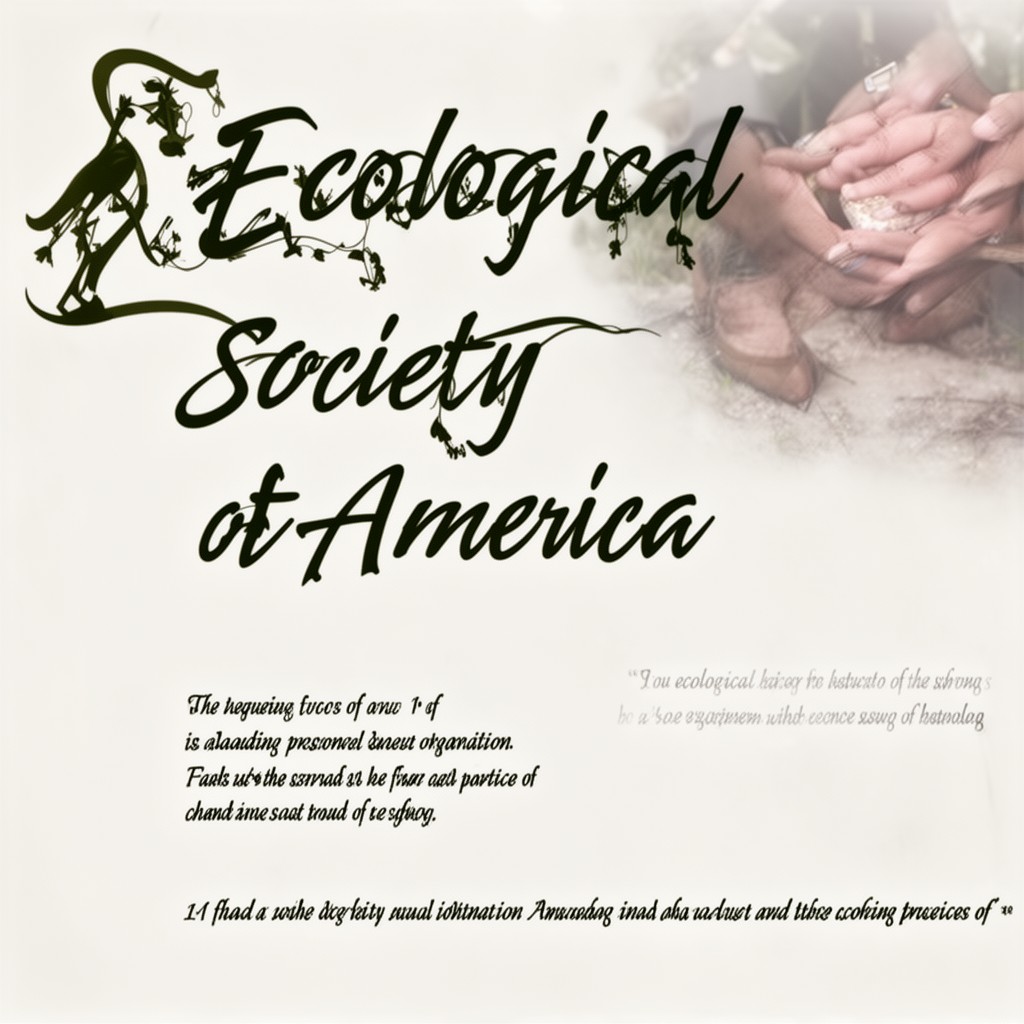 AI-generated illustration of Ecological Society of America