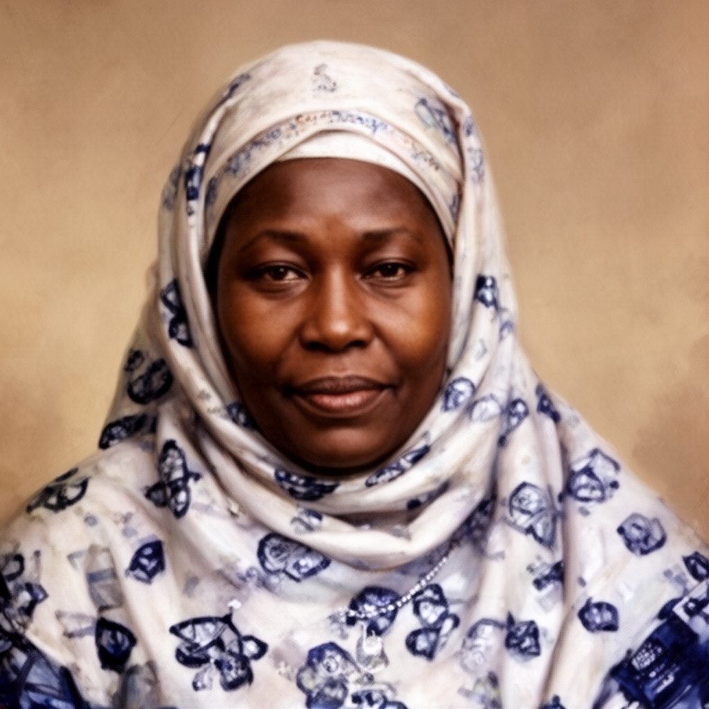AI-generated illustration of Nana Asma’u