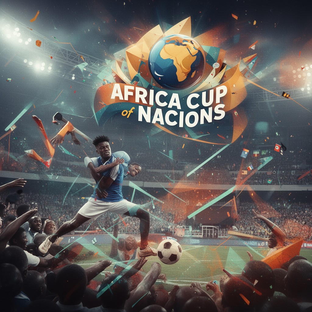 AI-generated illustration of Africa Cup of Nations