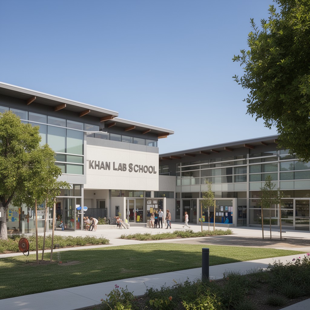 AI-generated illustration of Khan Lab School