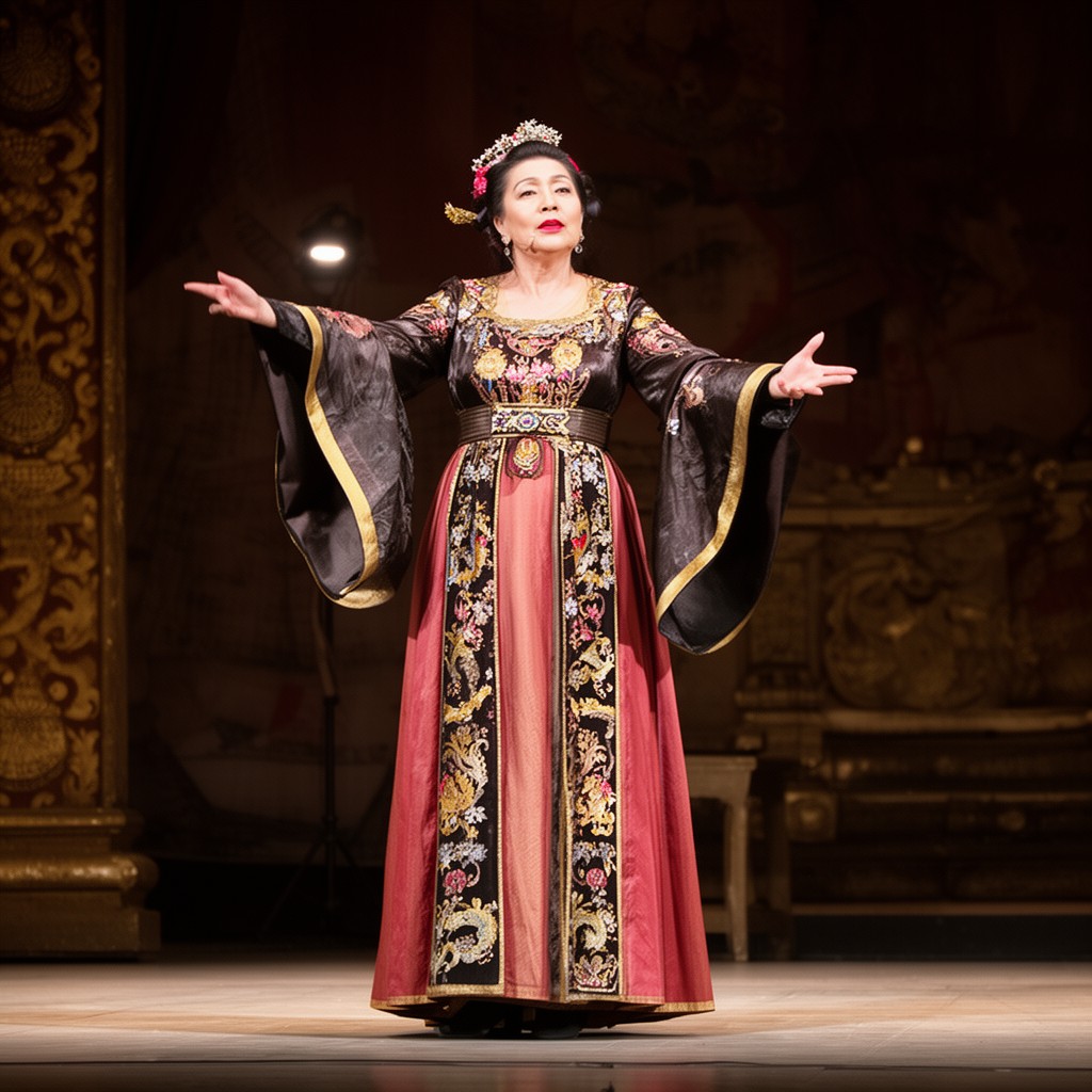 AI-generated illustration of Turandot