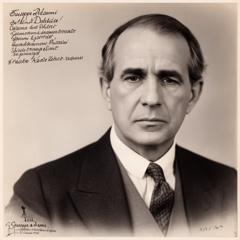 AI-generated illustration of Giuseppe Adami
