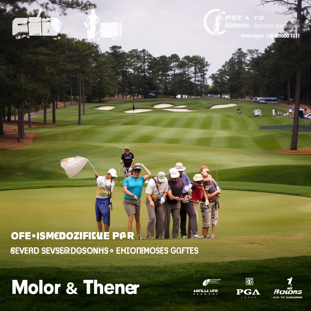 AI-generated illustration of PGA Tour