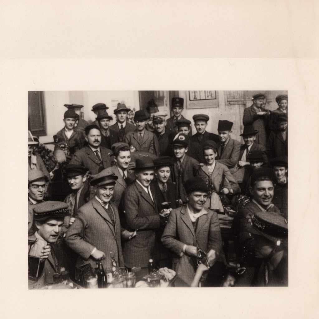 AI-generated illustration of Czech Jews