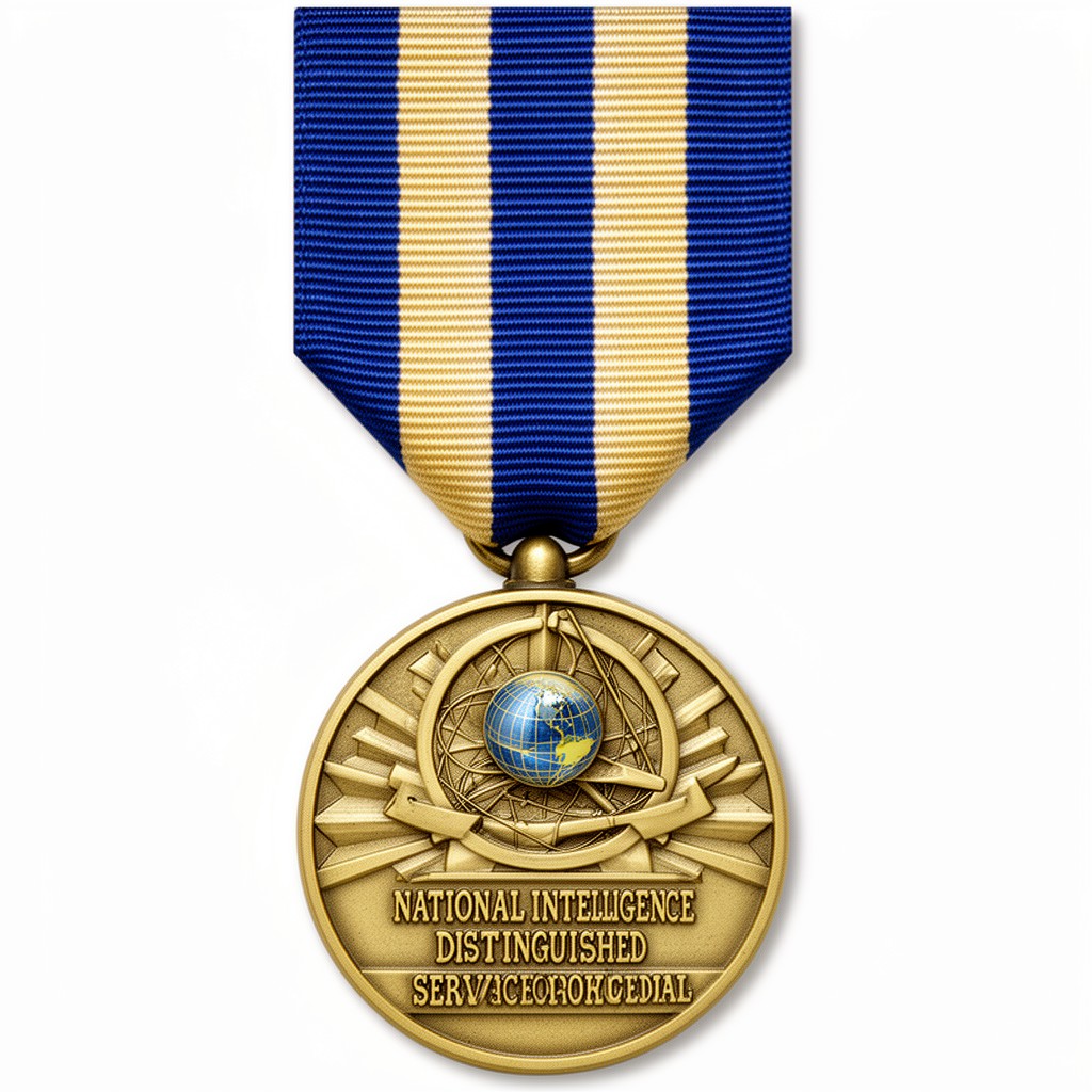 AI-generated illustration of National Intelligence Distinguished Service Medal
