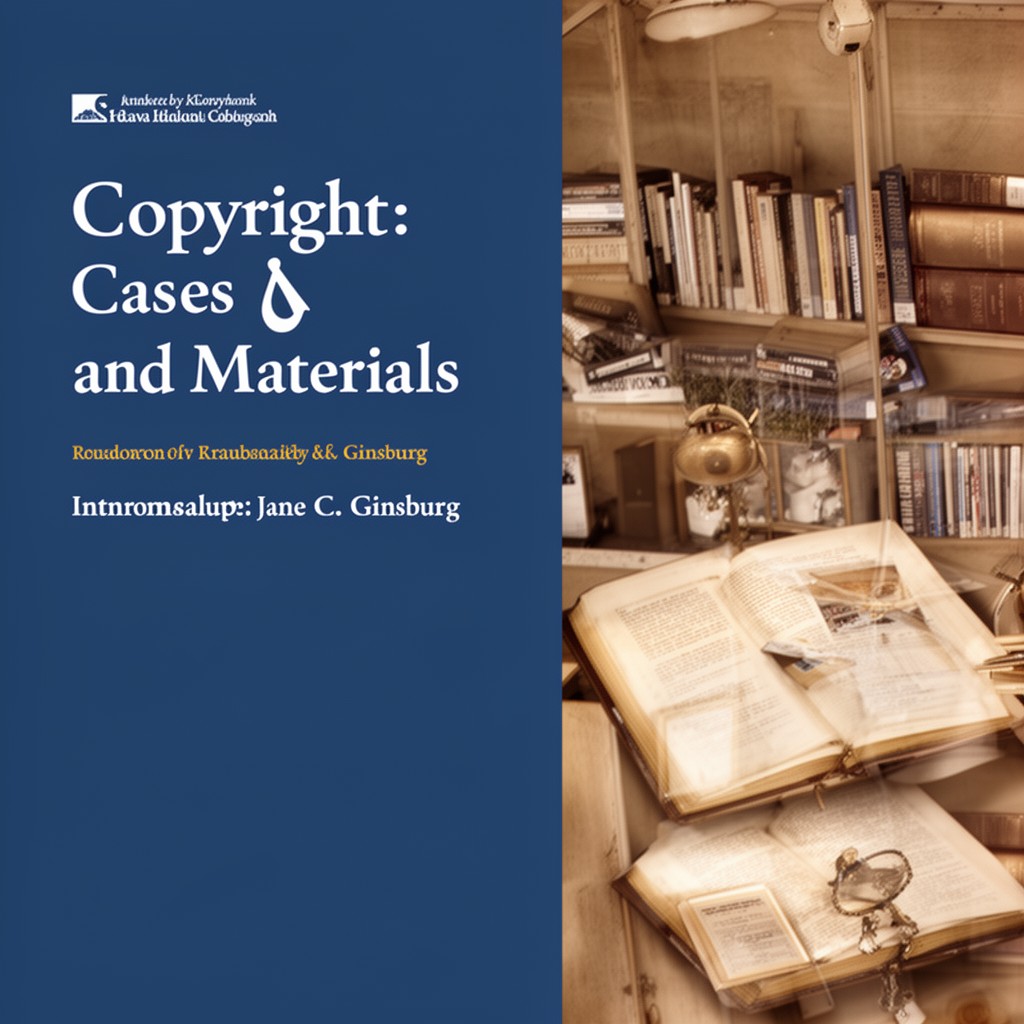 AI-generated illustration of Copyright: Cases and Materials