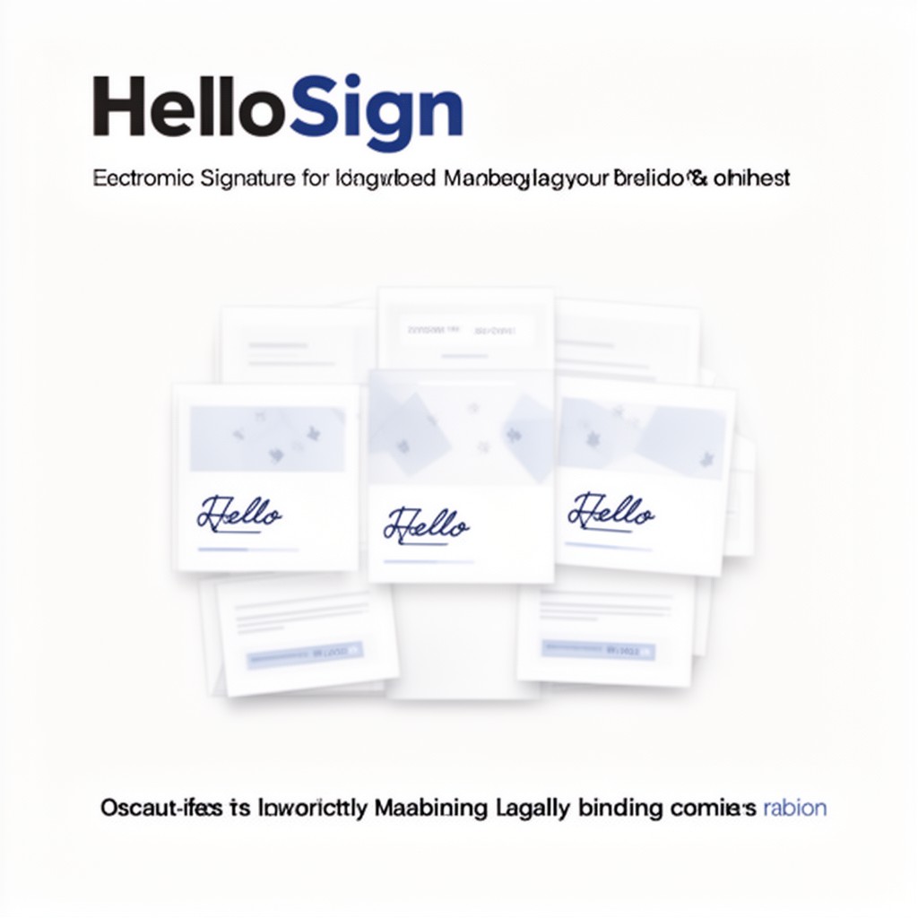AI-generated illustration of HelloSign