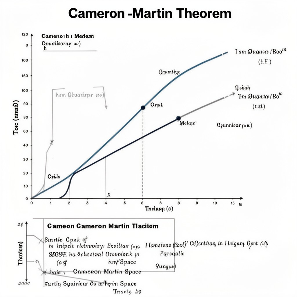 AI-generated illustration of Cameron–Martin theorem