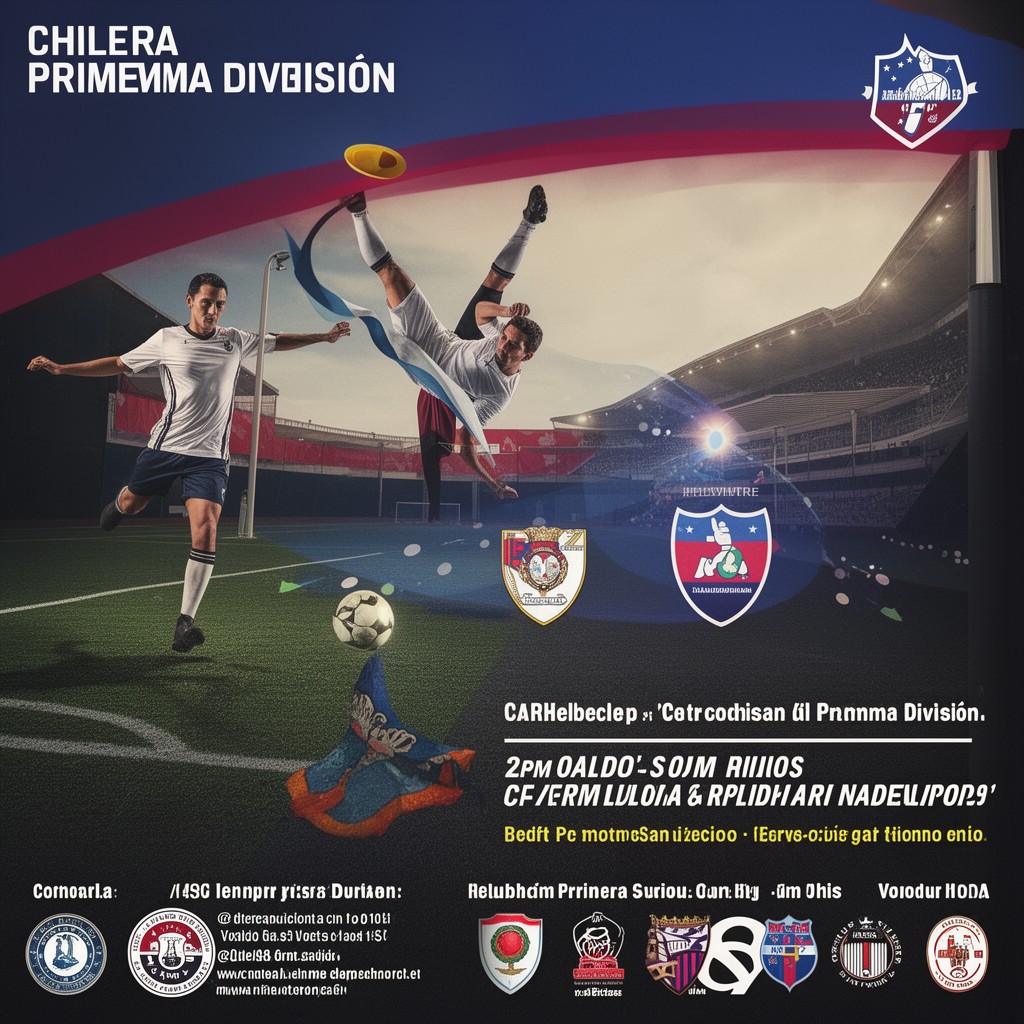 AI-generated illustration of Chilean Primera División