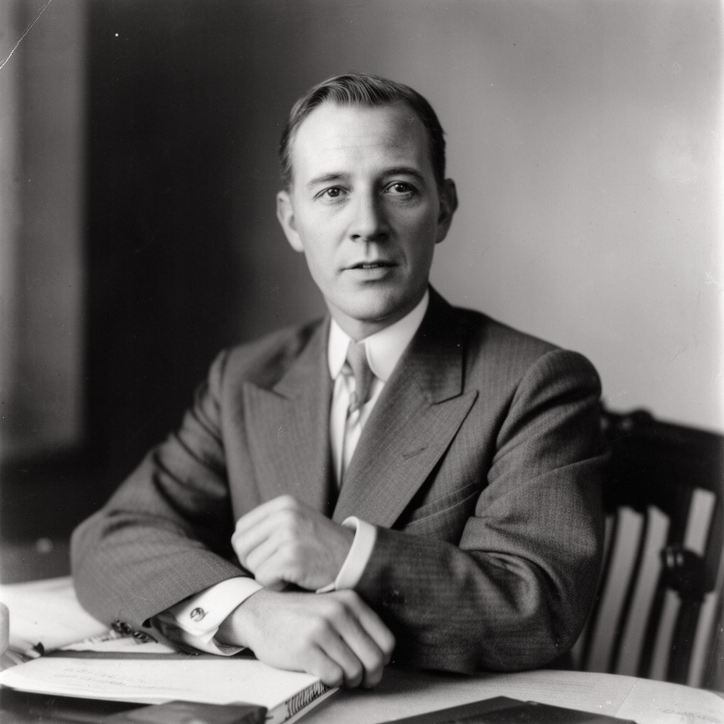 AI-generated illustration of James Roosevelt I