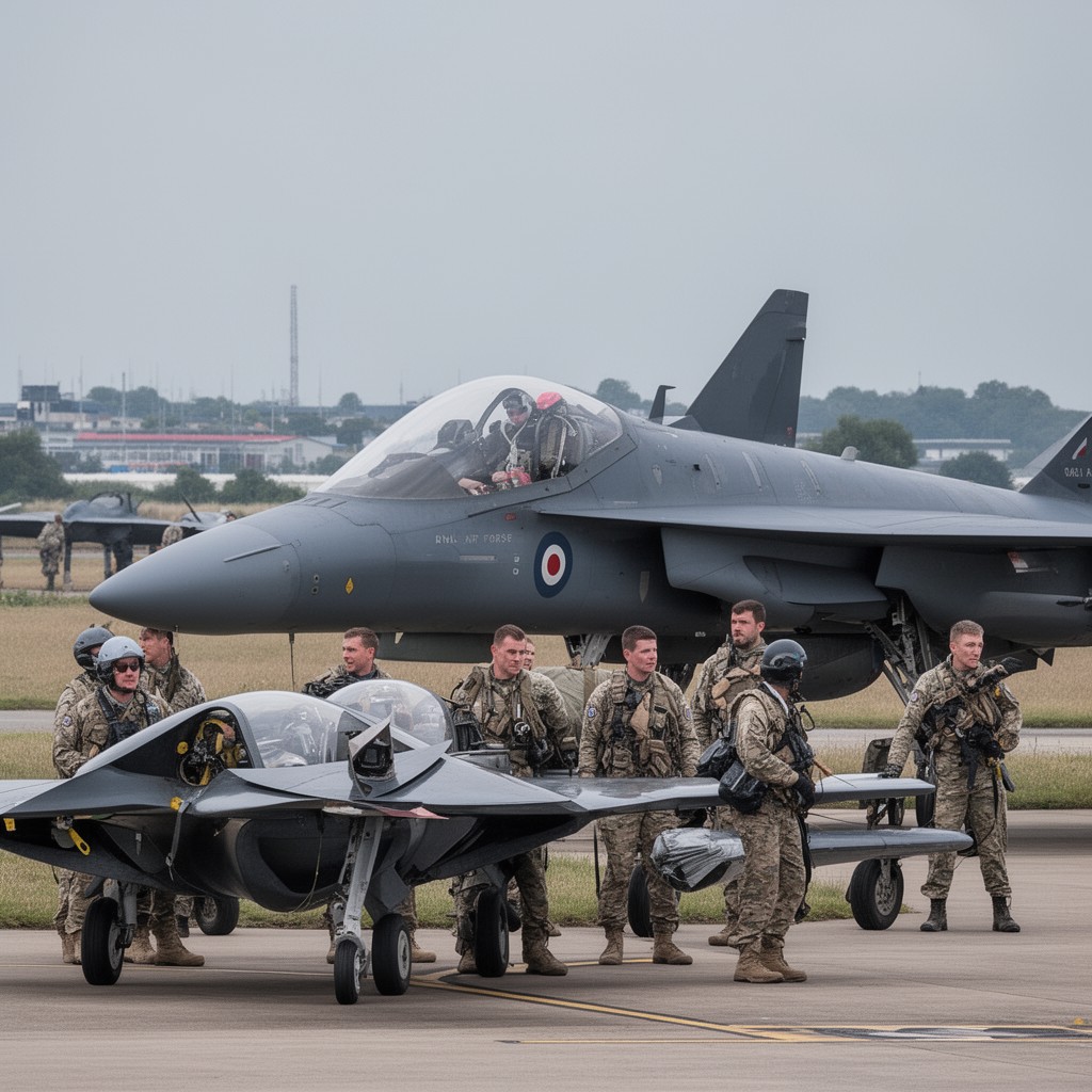 AI-generated illustration of Royal Air Force