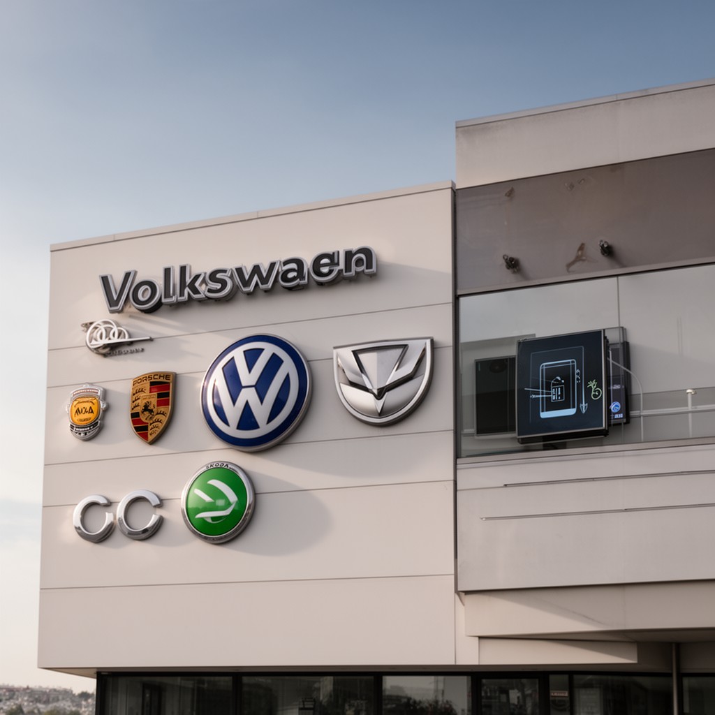 AI-generated illustration of Volkswagen Group