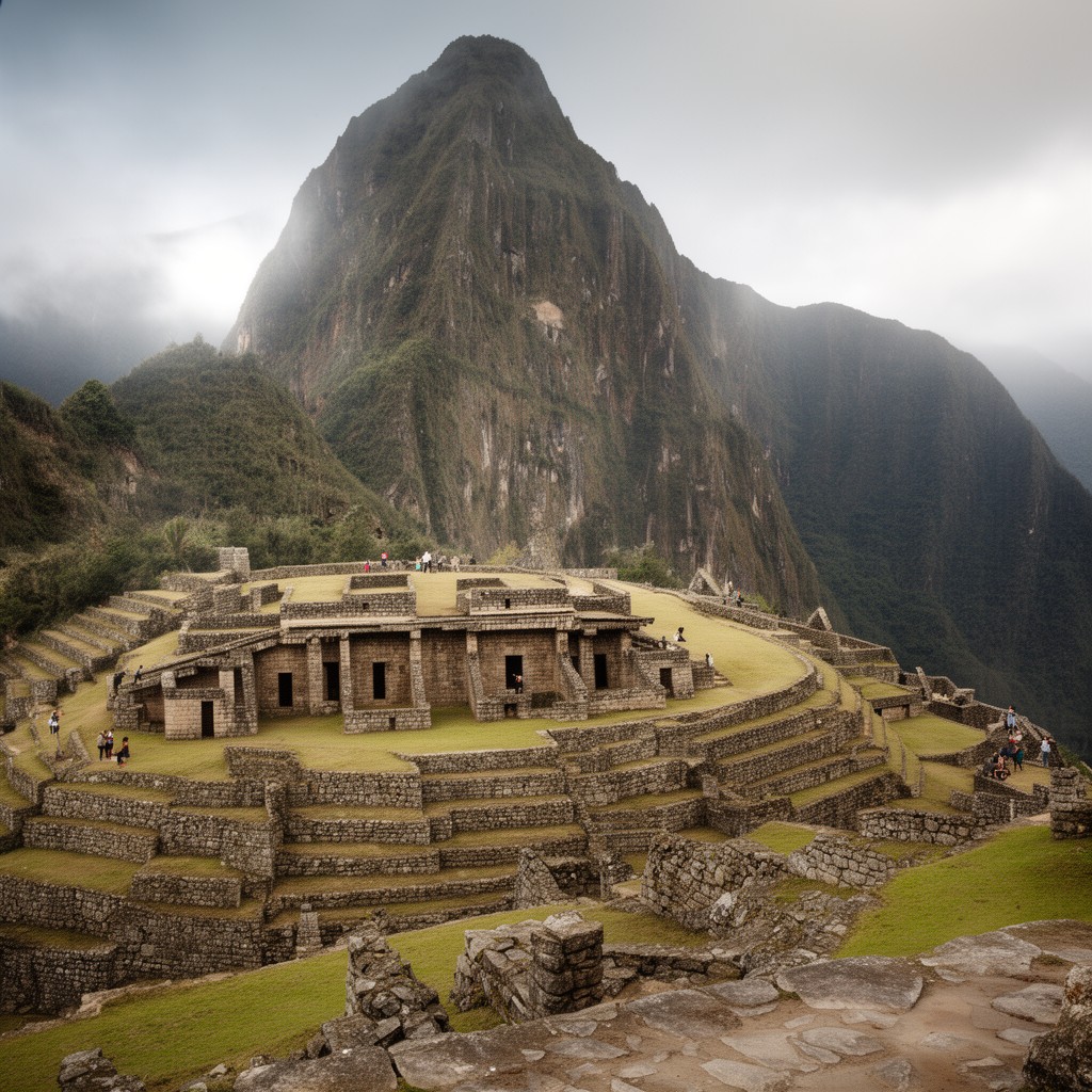 AI-generated illustration of Temple of the Sun