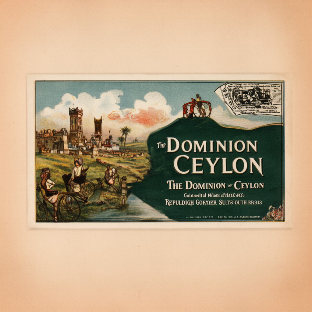 AI-generated illustration of Dominion of Ceylon