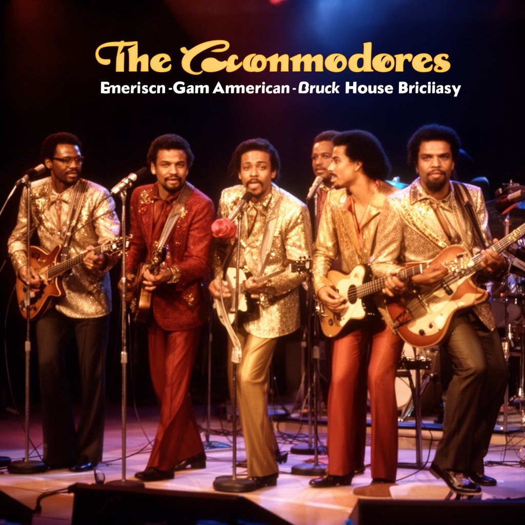 AI-generated illustration of The Commodores