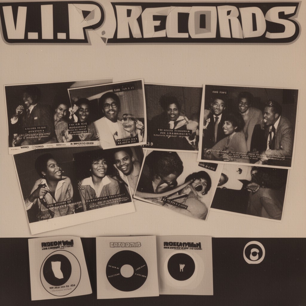 AI-generated illustration of V.I.P. Records