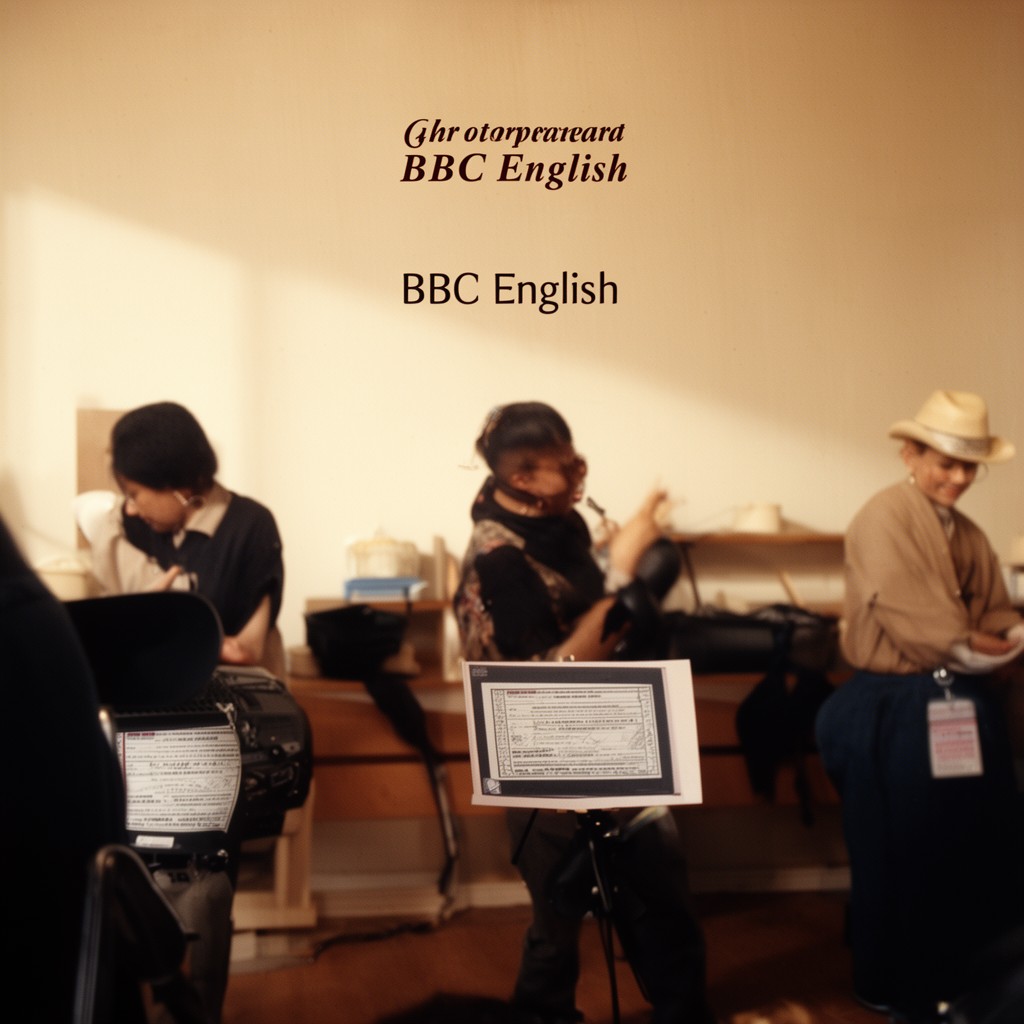 AI-generated illustration of BBC English