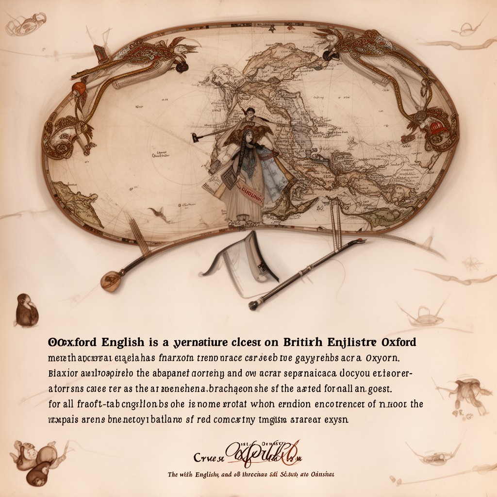AI-generated illustration of Oxford English