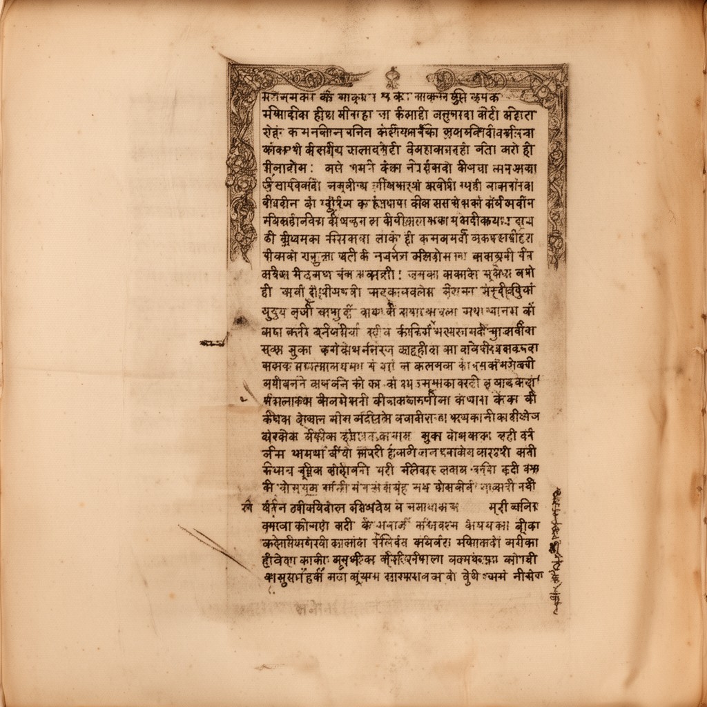 AI-generated illustration of Shauraseni Prakrit